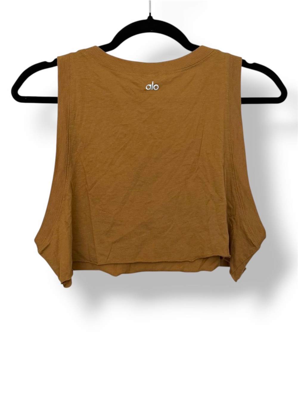 ALO Cropped Tank Top Golden Brown - Picture 3 of 5
